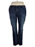 MICHAEL Michael Kors Solid Blue Jeans Size 22W - photo 1