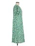 Single Thread Print Green Casual Dress Size M - photo 4