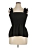 Unbranded 100% Polyester Black Sleeveless Blouse Size XL - photo 1