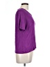 Worthington Purple Short Sleeve Top Size L - photo 4