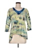 One World 100% Polyester Blue Pullover Sweater Size M - photo 1