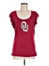 Chicka-D Burgundy Short Sleeve Top Size M - photo 1