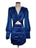 Glamaker Blue Cocktail Dress Size S - photo 1