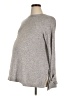 Isabel Maternity Gray Pullover Sweater Size XL Maternity - photo 1