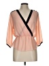 Jon & Anna 100% Polyester Pink 3/4 Sleeve Blouse Size L - photo 1