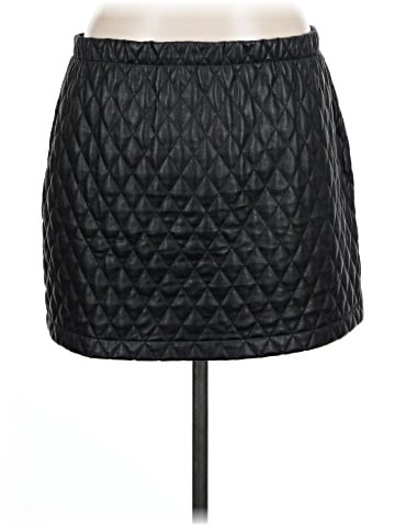 BCBGMAXAZRIA Faux Leather Skirt (view 1)
