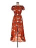 rue21 Orange Casual Dress Size S - photo 1