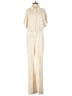 MNG Solid Ivory Jumpsuit Size S - photo 1