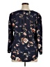 Fun2Fun Floral Blue 3/4 Sleeve Blouse Size XL - photo 2