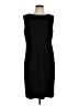 Talbots Solid Black Casual Dress Size 12 - photo 1