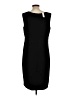 Talbots Solid Black Casual Dress Size 12 - photo 2
