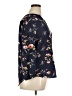 Fun2Fun Floral Blue 3/4 Sleeve Blouse Size XL - photo 4