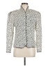 Assorted Brands 100% Polyester Animal Print Ivory Long Sleeve Blouse Size 6 - photo 1