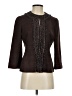 Talbots 100% Silk Brown Silk Blazer Size 4 - photo 1