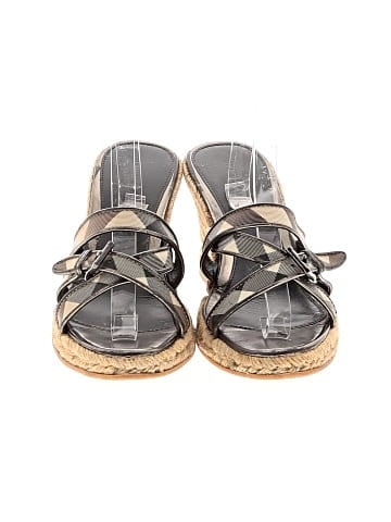 Burberry Patent Leather espadrille Wedges (view 2)