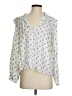 Zara Blue 3/4 Sleeve Blouse Size S - photo 1