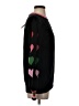 OXKNIT 100% Cotton Hearts Black Pullover Sweater Size S - photo 4