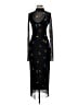 AFRM Graphic Black Cocktail Dress Size S - photo 1