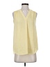 Alfani 100% Polyester Yellow Sleeveless Blouse Size XS - photo 1