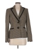 Kasper 100% Polyester Houndstooth Brown Blazer Size 6 - photo 1