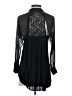 Bordeaux 100% Modal Black Long Sleeve Blouse Size S - photo 2