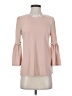 Adrianna Papell Pink 3/4 Sleeve Top Size XS - photo 1