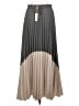 Max Studio 100% Polyester Color Block Gray Casual Skirt Size S - photo 2