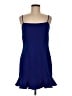 Lovers + Friends 100% Polyester Solid Blue Cocktail Dress Size M - photo 1