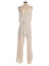 Drew Solid Ivory Jumpsuit Size M - photo 2
