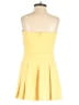 Amanda Uprichard 100% Polyester Solid Yellow Cocktail Dress Size P (petite) - photo 2