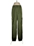 Superdown 100% Polyester Green Cargo Pants Size S - photo 1