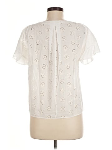 Madewell Eyelet Sundrift Ruffle Top (view 2)