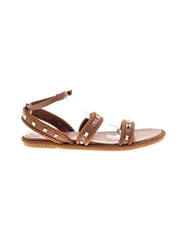 Valentino Garavani Leather Rockstud Sandals (view 1)