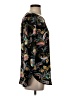 Ann Taylor LOFT 100% Polyester Paisley Black Long Sleeve Blouse Size XS - photo 4