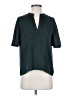 Nine Britton 100% Polyester Teal Short Sleeve Blouse Size S - photo 1