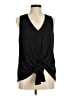 Fifteen Twenty 100% Polyester Black Sleeveless Blouse Size M - photo 1
