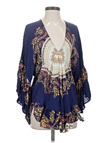 Free People 3/4 Sleeve Blouse (view 1)