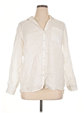 Sigrid Olsen Long Sleeve Button Down Shirt