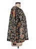 Unbranded Floral Multi Color Brown Long Sleeve Blouse Size L - photo 4