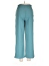 Unbranded 100% Polyester Solid Teal Casual Pants Size S - photo 2