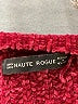Haute Rogue 100% Polyester Color Block Burgundy Pullover Sweater Size M - photo 7