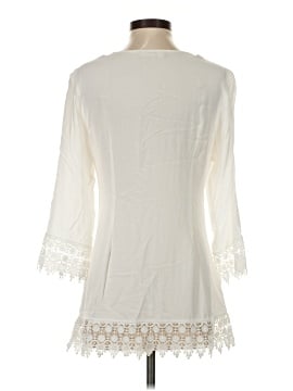 Solitaire Swim 3/4 Sleeve Blouse (view 2)