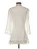 Solitaire Swim Ivory 3/4 Sleeve Blouse Size S - photo 2