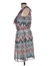 Alyx 100% Polyester Chevron-herringbone Teal Casual Dress Size 12 - photo 5