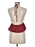 Shein Burgundy Sleeveless Blouse Size 6 - photo 2