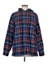 L.L.Bean 100% Cotton Plaid Blue Windbreaker Size M - photo 1