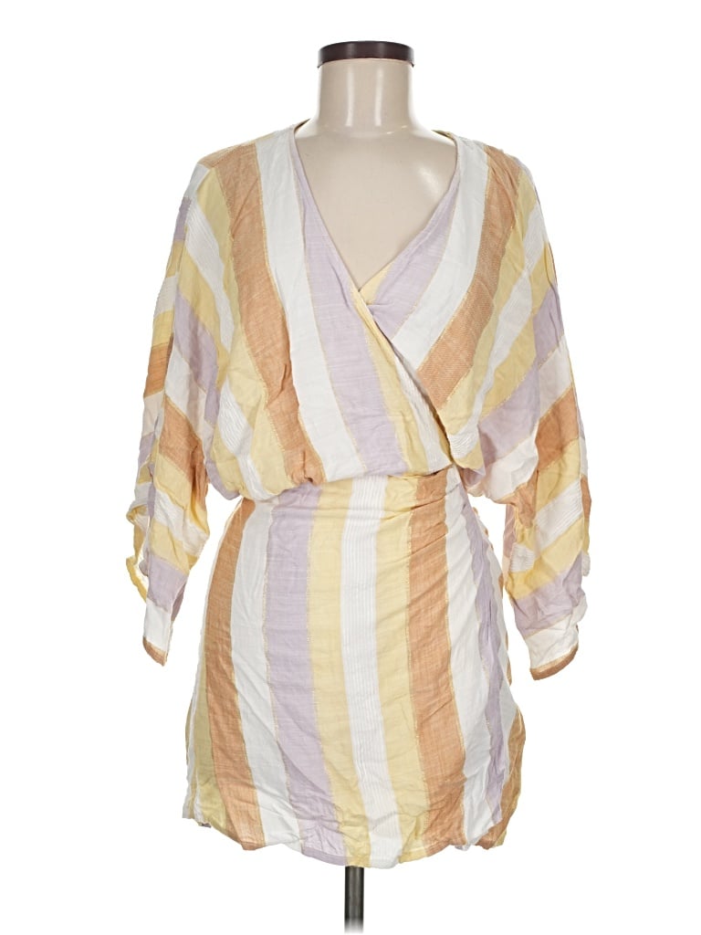 Pre-owned L*space Casual Dress In Yellow