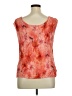 Notations 100% Polyester Orange Sleeveless Blouse Size 1X - photo 2