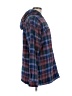 L.L.Bean 100% Cotton Plaid Blue Windbreaker Size M - photo 4