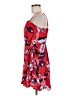 Express 100% Rayon Print Red Cocktail Dress Size M - photo 5